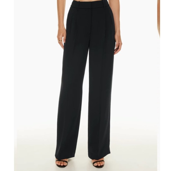 Wilfred Pants - Aritzia Wilfred Effortless Pant Black